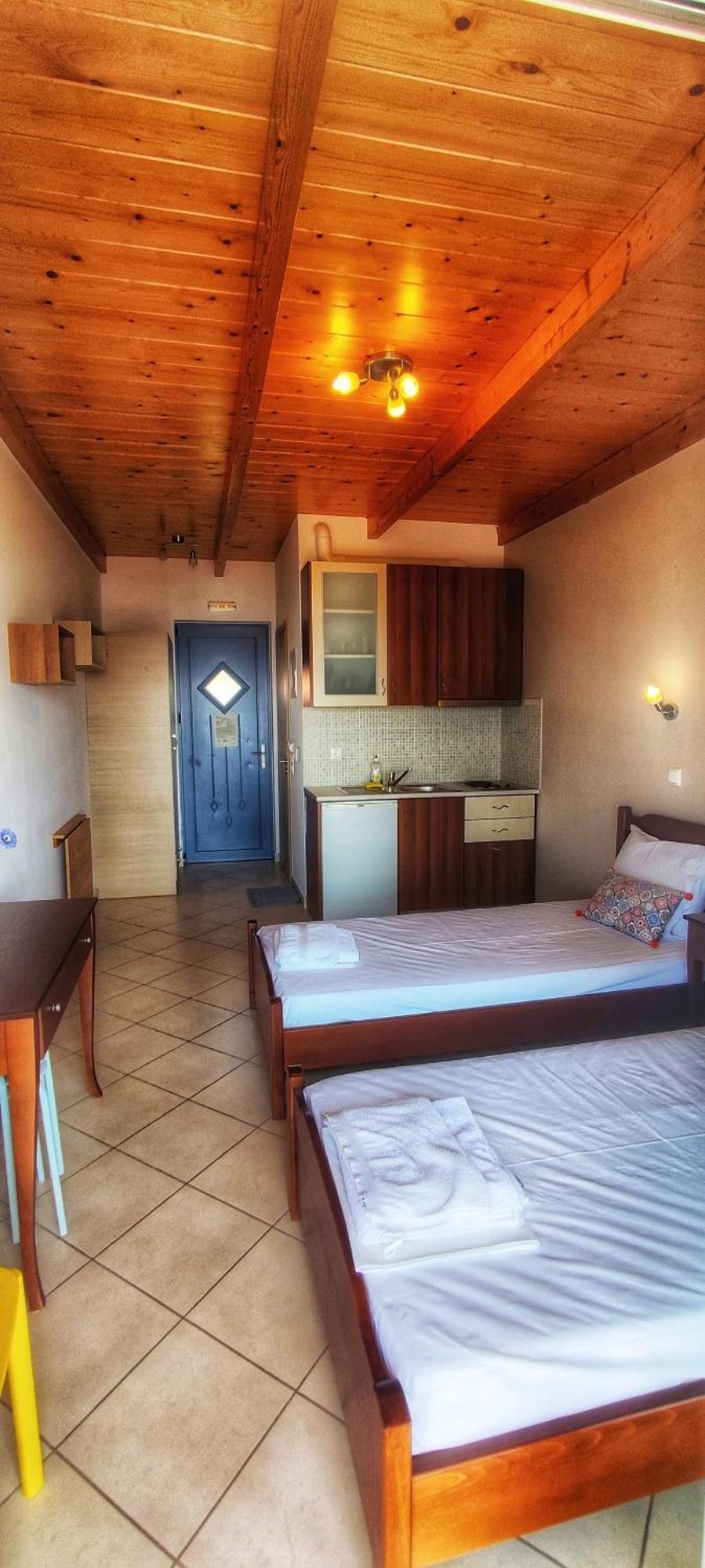 Αλκυονη Διαμερισματα Hotell Paralia Vrachou Eksteriør bilde