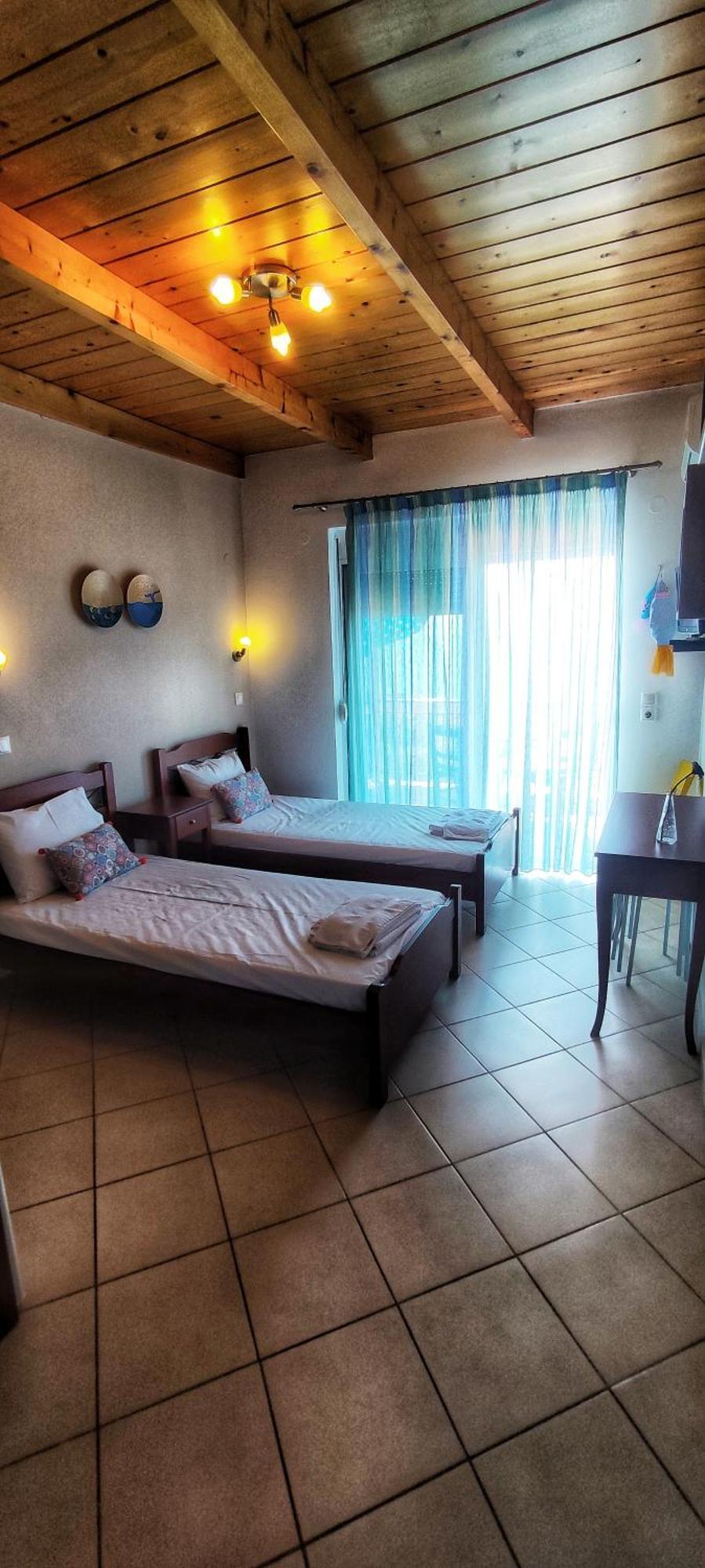 Αλκυονη Διαμερισματα Hotell Paralia Vrachou Eksteriør bilde